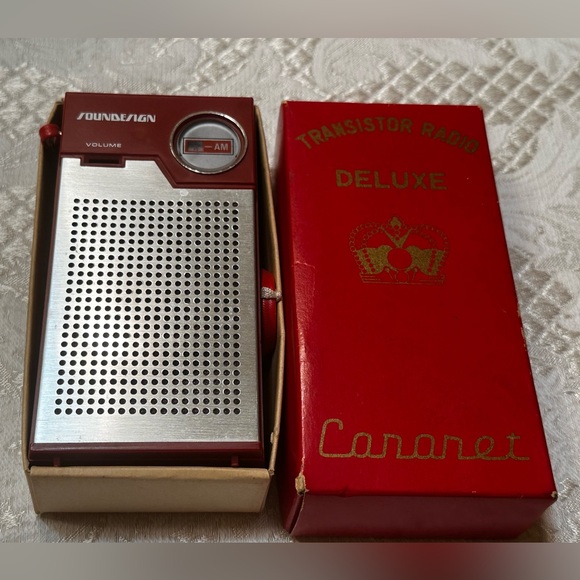 1970 Sound Design AM Pocket Radio IOB & Tag - Picture 2 of 7